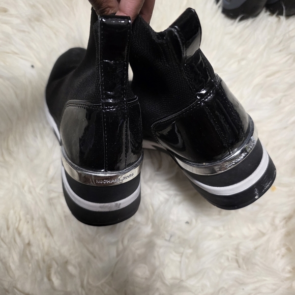 MICHAEL Michael Kors Black and Silver Sneakers - Picture 2 of 5